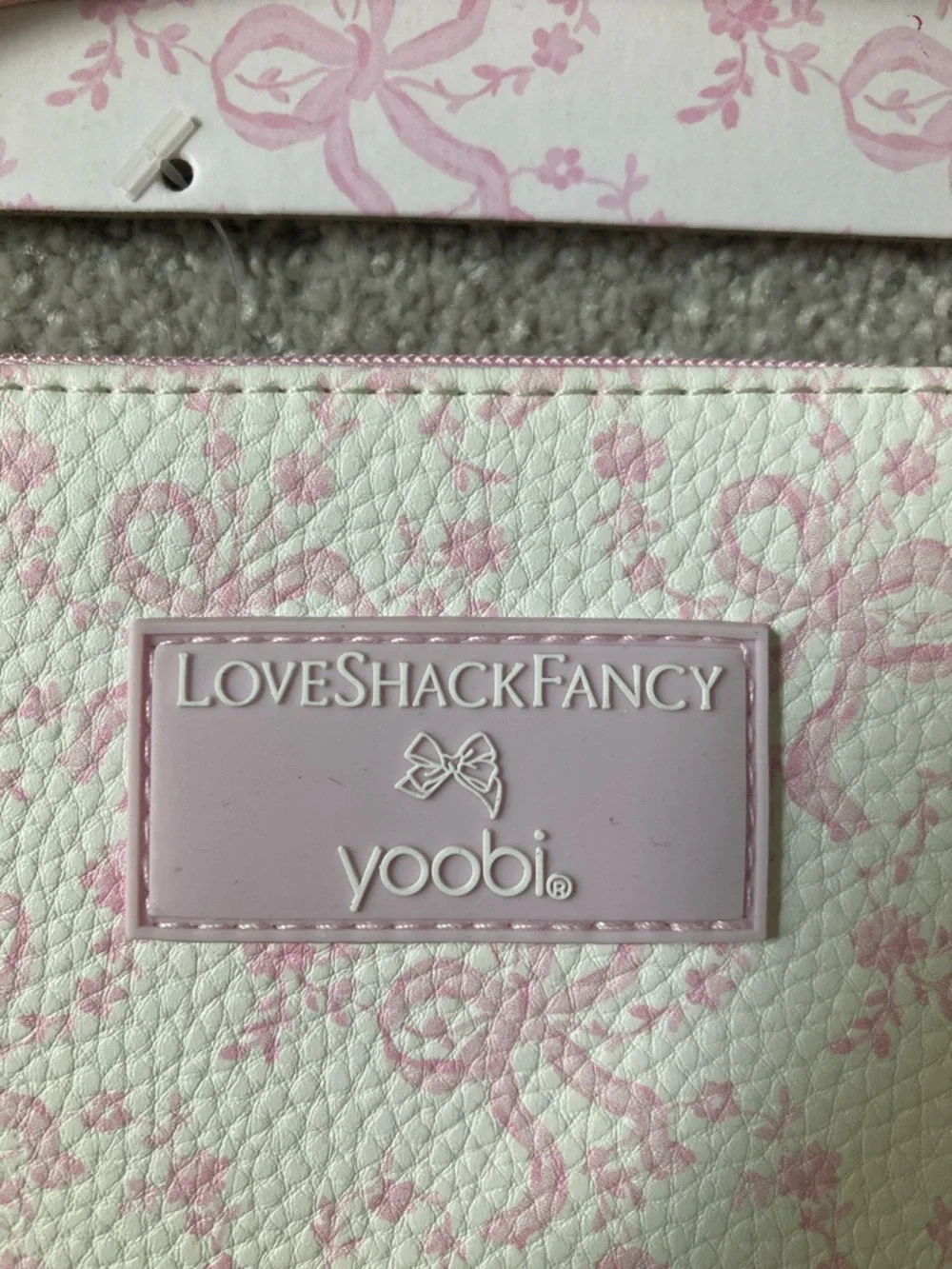 IN-HAND | LoveShackFancy x Target Yoobi Coquette Bow Pencil Case with Strap